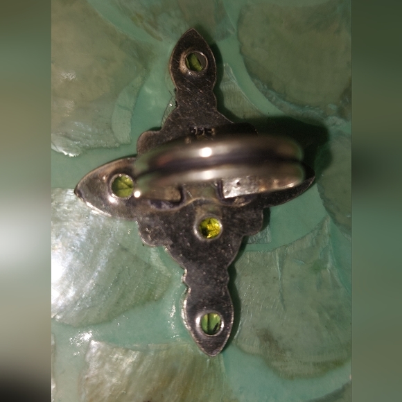 Huge Citrine 6 Stone Statement Ring - Picture 6 of 7